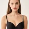 HALF PADDED - Push-up BH - Black