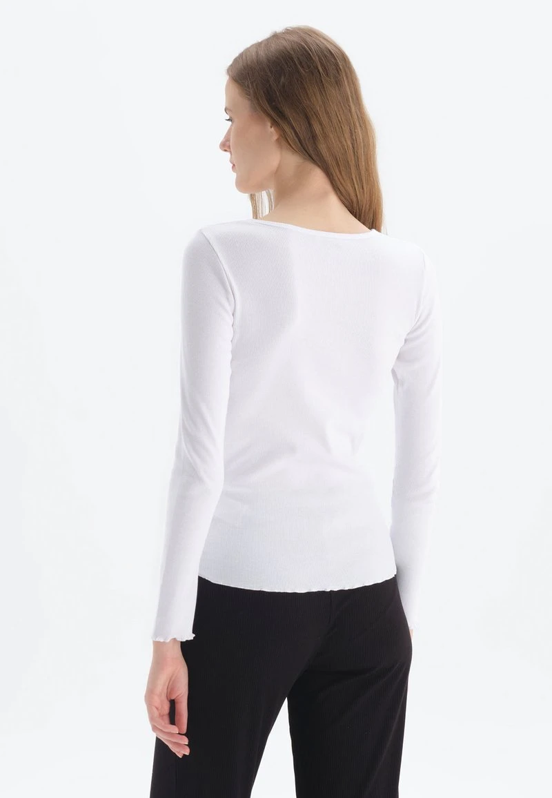 LONG SLEEVE - Sweatshirt - White 2 LONG SLEEVE - Sweatshirt - White – Bild 2