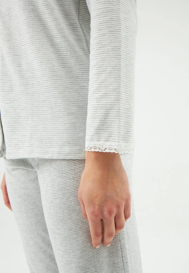 Nachtwäsche Shirt - Grey 4 Nachtwäsche Shirt - Grey – Bild 4