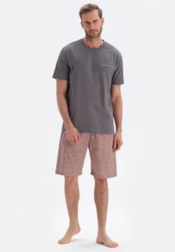 SACRED SUN SET - Nachtwäsche Set - Anthracite