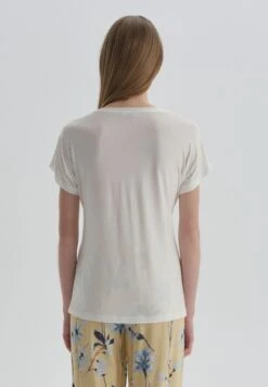 T-Shirt Print - Ecru -Dagİ 173809f9b4ff41819e5654dd56c619ad