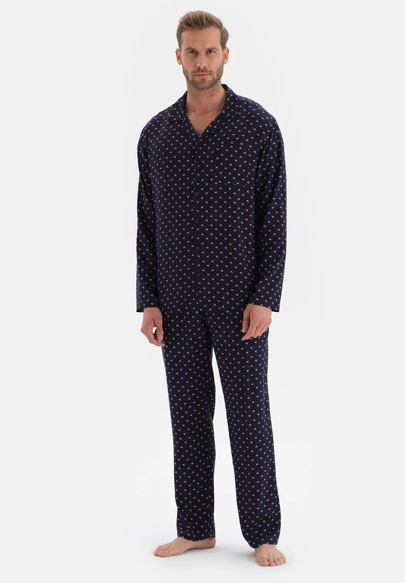 VALENTINES DAY - Nachtwäsche Hose - Navy 1 VALENTINES DAY - Nachtwäsche Hose - Navy