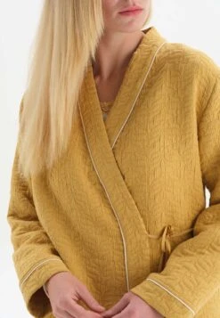 LONG SLEEVE JACQUARD - Bademantel - Mustard -Dagİ 2d97d2801907493f87099d4c879aa4db