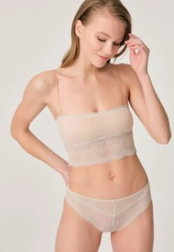 LACE DETAIL - Bustier - Baby Pink -Dagİ 2ddf9ce2e1a049919f72279a00cdfe34