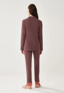 COLLAR LONG SLEEVE - Nachtwäsche Shirt - Terracotta 8 COLLAR LONG SLEEVE - Nachtwäsche Shirt - Terracotta -Dagİ 33fd6a888fc34b309eacea0cfdb6a30e