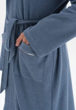 PLAID DETAILED WAFFLE - Bademantel - Indigo -Dagİ 343e411d54864261ba2b24561b0b8b56