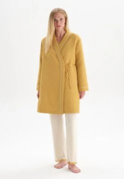 LONG SLEEVE JACQUARD - Bademantel - Mustard -Dagİ 3458b94377b349a69ca26e9023b8516c 1