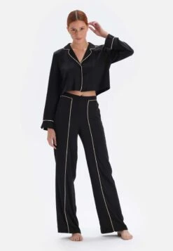 BRIDE - Nachtwäsche Set - Black 11 BRIDE - Nachtwäsche Set - Black -Dagİ 3bc24b951dcb43fead41ba3ee91dee71