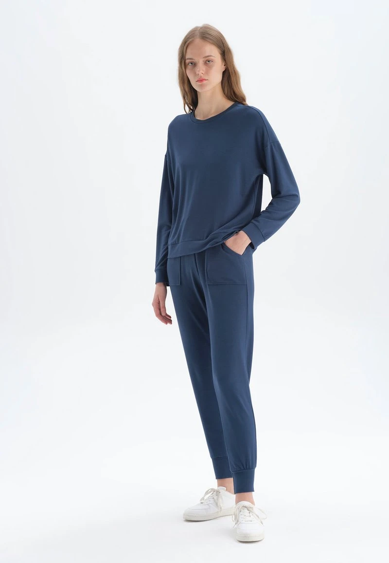 CREW NECK LONG SLEEVE - Sweatshirt - Navy 2 CREW NECK LONG SLEEVE - Sweatshirt - Navy – Bild 2