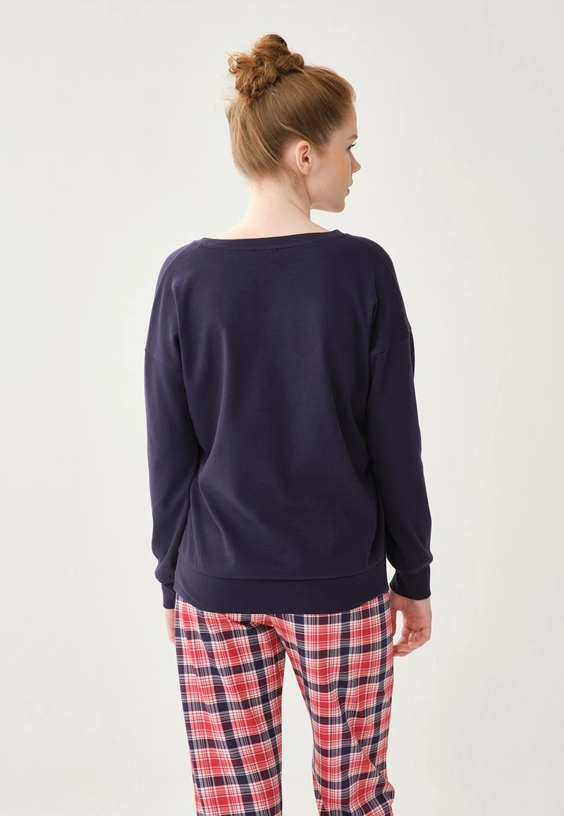 Nachtwäsche Shirt - Navy 2 Nachtwäsche Shirt - Navy – Bild 2