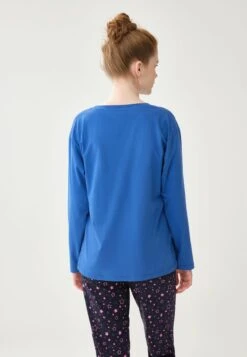 SAX CREW NECK LONG SLEEVE - Nachtwäsche Set - Sax -Dagİ 4ea3440352884dd98eb96fbd4f225410