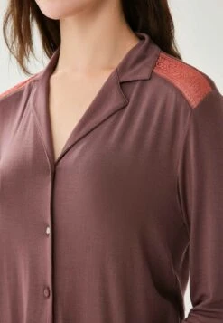 LONG WIDE LEG - Nachtwäsche Hose - Terracotta -Dagİ 592d99919f7c45e68864db51dc014364