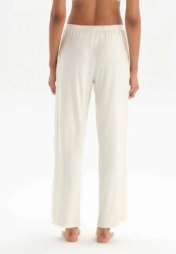 LACE DETAILED - Stoffhose - Ecru -Dagİ 5d9a234827234f4cb44ec8bf72669f74