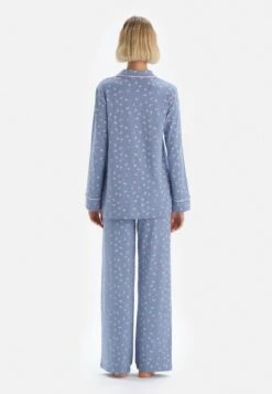 SET MAMA MATERNITY - Nachtwäsche Set - Blue -Dagİ 620562984a6b4490831ef32241eb9dfe