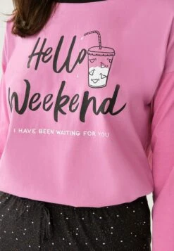 CREW NECK LONG SLEEVE - Nachtwäsche Set - Pink -Dagİ 759f2f65c925471aa4ee363e694a2e8a