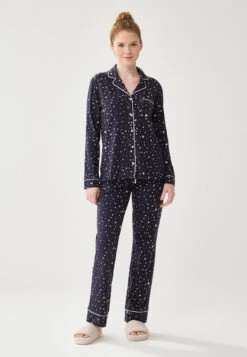 LONG STRAIGHT LEG - Nachtwäsche Hose - Navy 9 LONG STRAIGHT LEG - Nachtwäsche Hose - Navy -Dagİ 8b4cb6799bea4de8ae3c72da915600d2 1