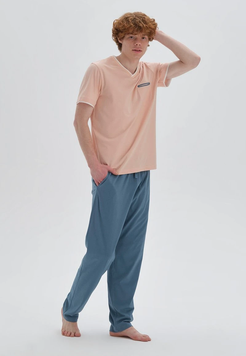 Nachtwäsche Set - Salmon 2 Nachtwäsche Set - Salmon – Bild 2