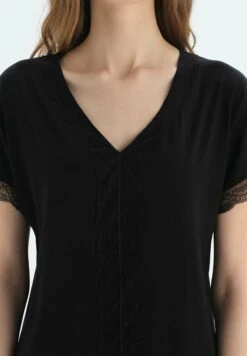 GOLDENHOUR SET - Nachtwäsche Set - Black -Dagİ 95c876c12ee14245936abf2e459180ed