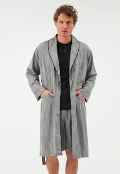 Bademantel - Grey Melange