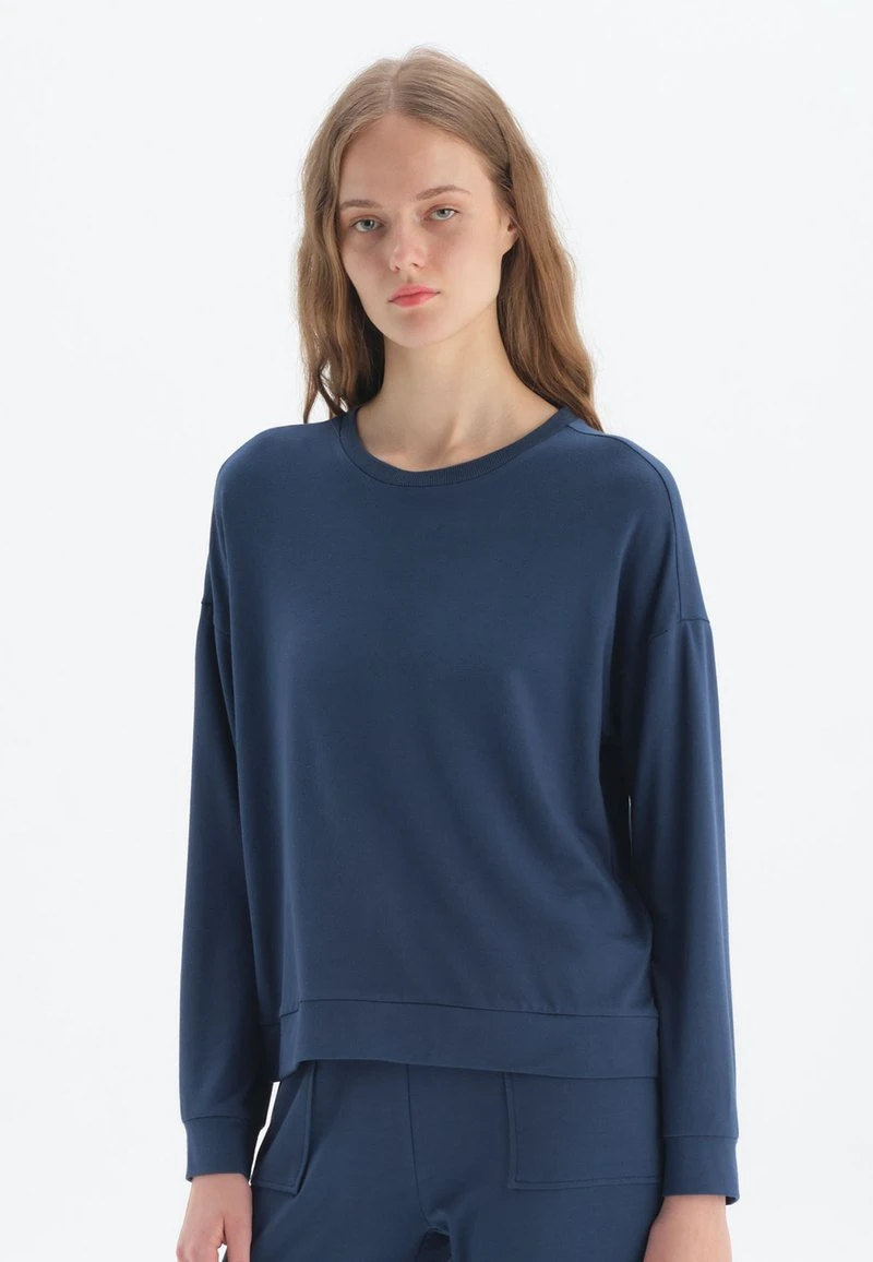 CREW NECK LONG SLEEVE - Sweatshirt - Navy 6 CREW NECK LONG SLEEVE - Sweatshirt - Navy – Bild 6