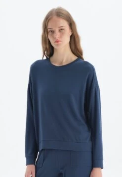 CREW NECK LONG SLEEVE - Sweatshirt - Navy