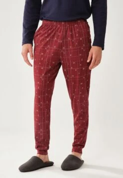 Nachtwäsche Hose - Bordeaux