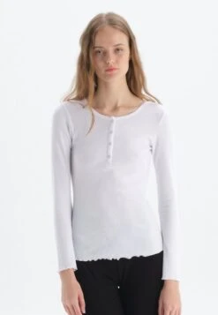 LONG SLEEVE - Sweatshirt - White