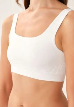 SEAMLESS - Bustier - White -Dagİ ad321b4168ae492ebf1d0b50b886b77b