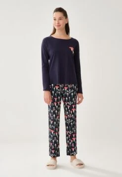 Nachtwäsche Shirt - Navy 11 Nachtwäsche Shirt - Navy -Dagİ bcebbaf2150341c88b184223b66b4d56