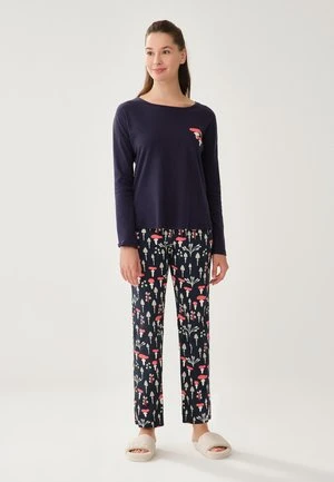 Nachtwäsche Shirt - Navy 6 Nachtwäsche Shirt - Navy – Bild 6