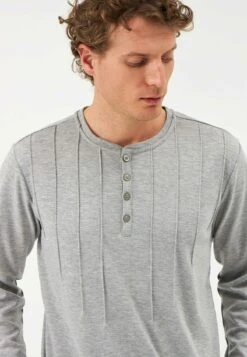 Sweatshirt - Grey -Dagİ bddfd4cbc0cc458f844f3a8ed5e12839