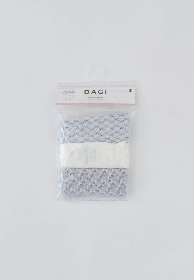 PACK OF 3 - Slip - Blue 3 PACK OF 3 - Slip - Blue – Bild 3