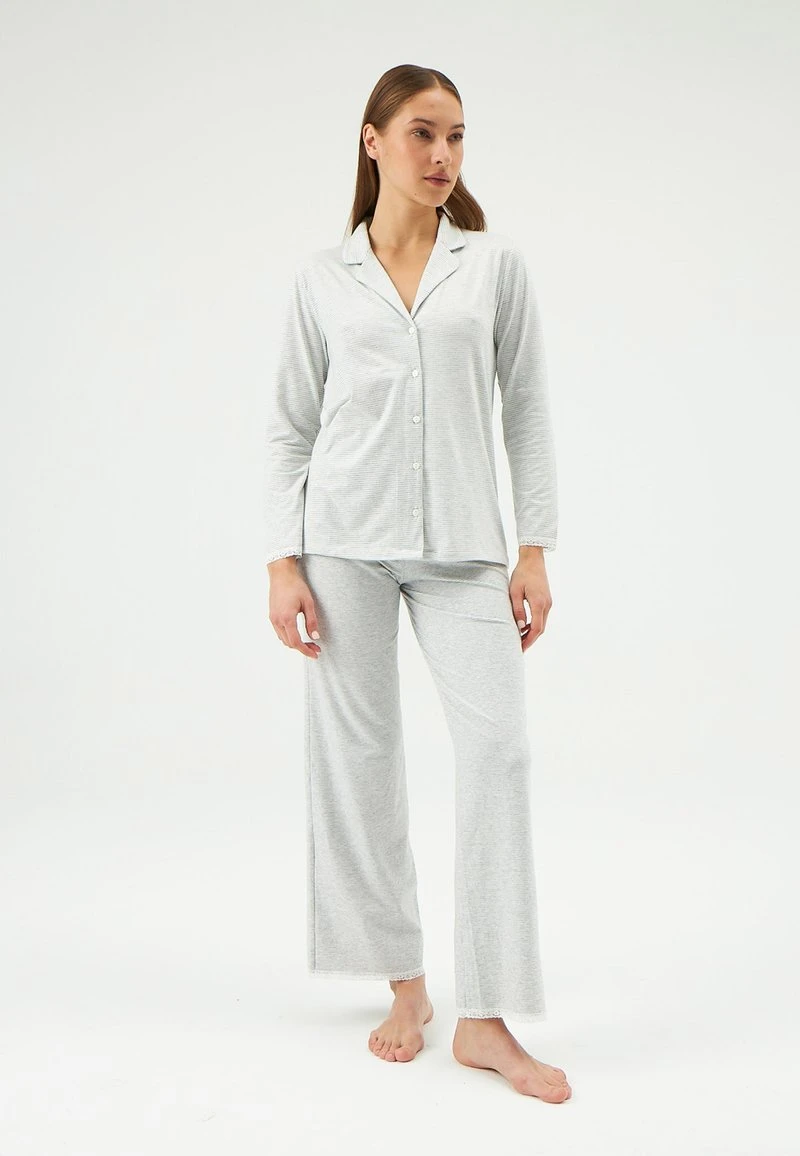 Nachtwäsche Shirt - Grey 2 Nachtwäsche Shirt - Grey – Bild 2