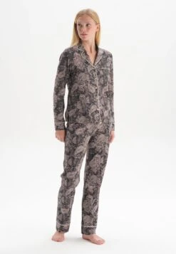 LONG SLEEVE - Nachtwäsche Set - Navy