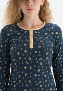 FLORAL PATTERNED SET - Nachtwäsche Set - Navy -Dagİ c7754b79f58d4c3cbf3d21e3c6058cca
