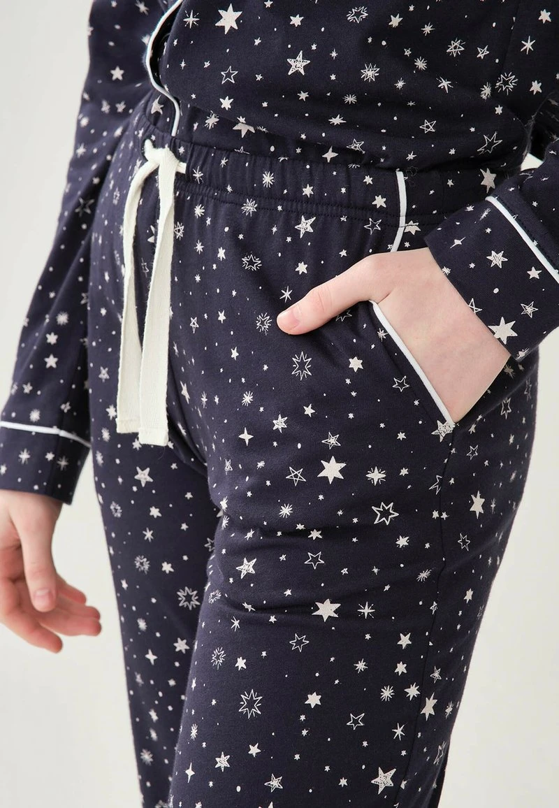 LONG STRAIGHT LEG - Nachtwäsche Hose - Navy 3 LONG STRAIGHT LEG - Nachtwäsche Hose - Navy – Bild 3