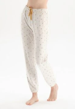 LONG SLEEVE FLORAL PATTERN - Nachtwäsche Set - Ecru 10 LONG SLEEVE FLORAL PATTERN - Nachtwäsche Set - Ecru -Dagİ d0ac478e7aae4aafb2630b9cd83fa338