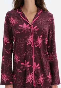 LONG SLEEVE SET - Nachtwäsche Set - Bordeaux -Dagİ d0ea6489f2544252b43d8f14a5cff93b