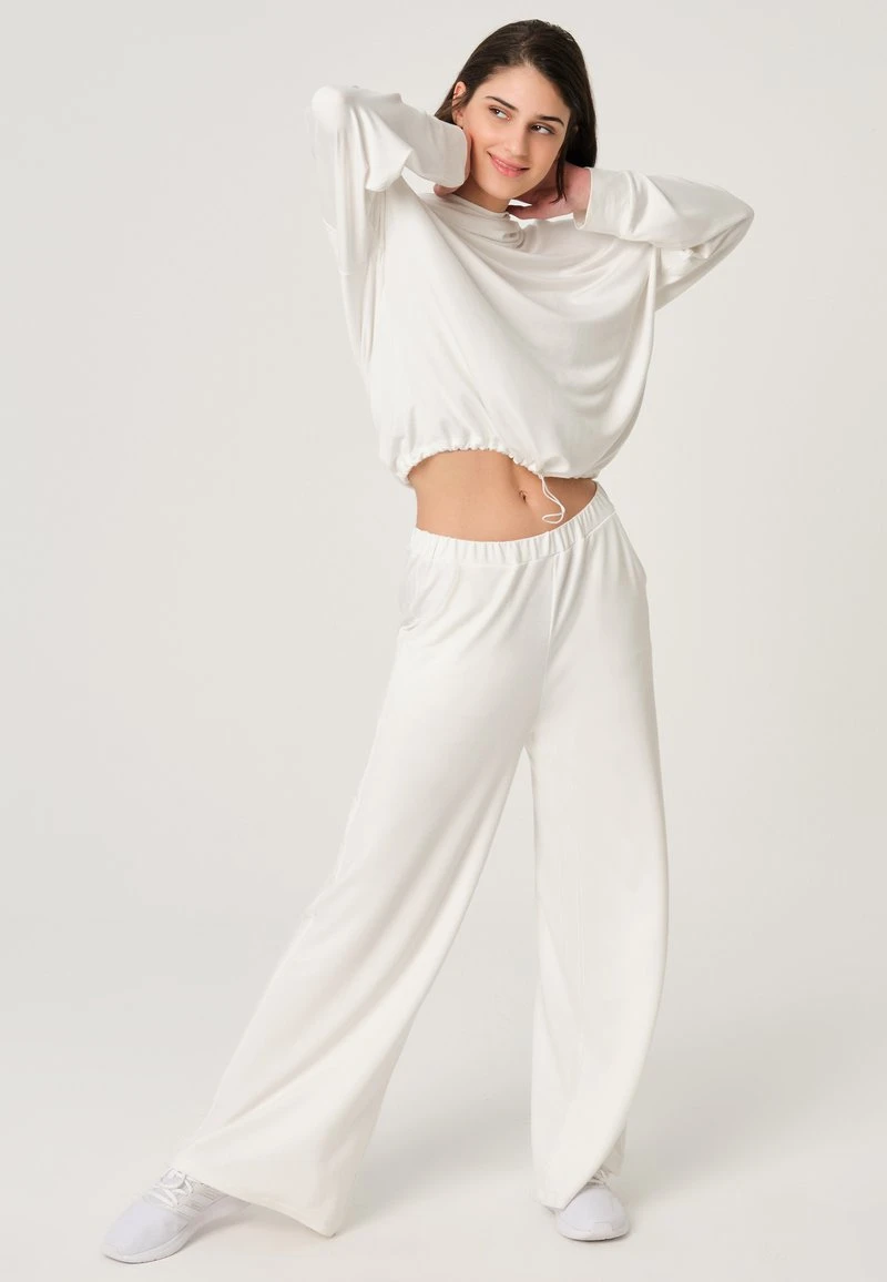 Kapuzenpullover - Ecru 2 Kapuzenpullover - Ecru – Bild 2