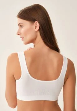 SEAMLESS - Bustier - White -Dagİ d8c73654a0d748568a4a0d50e8138831