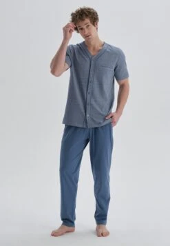 Nachtwäsche Set - Indigo -Dagİ dbe185dc41194339a66d5eb25baa2bab 1