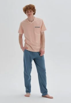 Nachtwäsche Set - Salmon