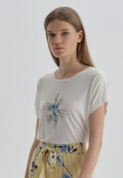 T-Shirt Print - Ecru -Dagİ de684622cbf349dabce3eaa934584027