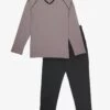 LONGSLEEVE - Nachtwäsche Set - Mink