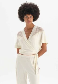 Nachtwäsche Shirt - Ecru